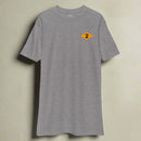 Grey t-shirt with world war 2 2nd battalion ranger diamond on left chest