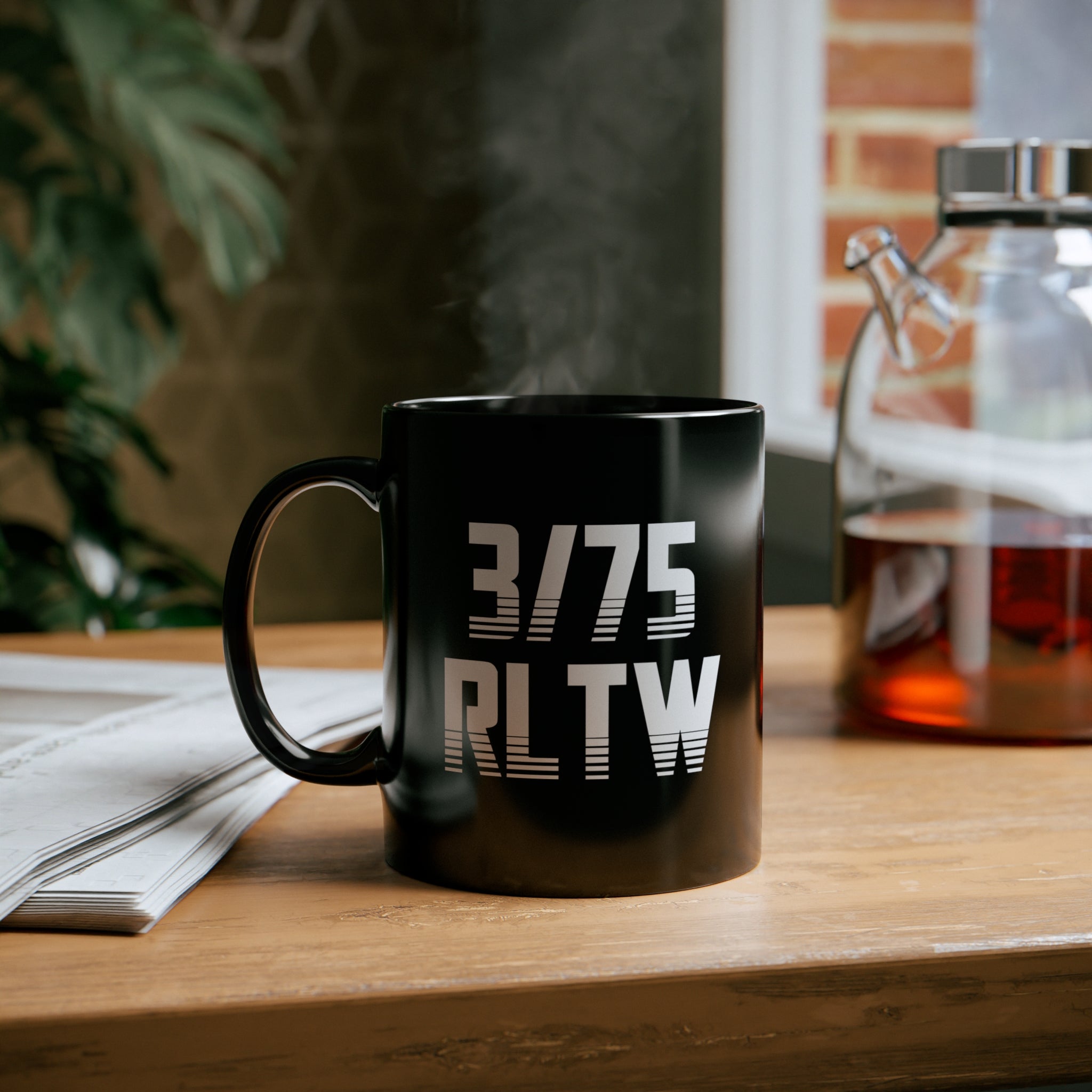 3rd Ranger Battalion RLTW 11oz Black Coffee Mug