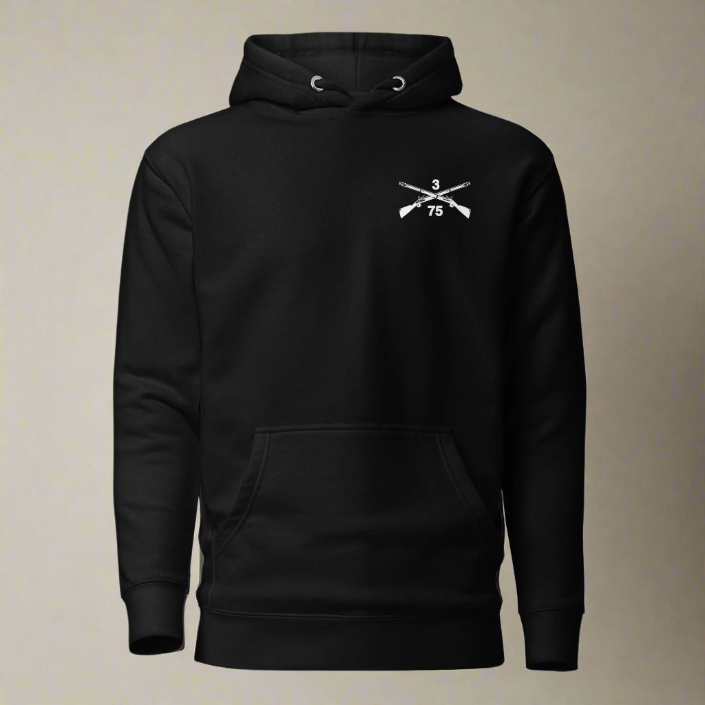 3rd Ranger Battalion Crossed Rifles Pullover Hoodie