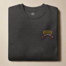 3rd ranger battalion sweatshirt embroidered with scroll and ranger tab.
