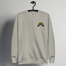 3rd ranger battalion sweatshirt embroidered with scroll and ranger tab.