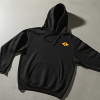 black pullover hoodie with US army rangers ww2 diamond on the left chest