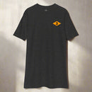 Charcoal t-shirt with world war 2 3rd battalion ranger diamond on left chest