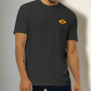 Charcoal t-shirt with world war 2 3rd battalion ranger diamond on left chest
