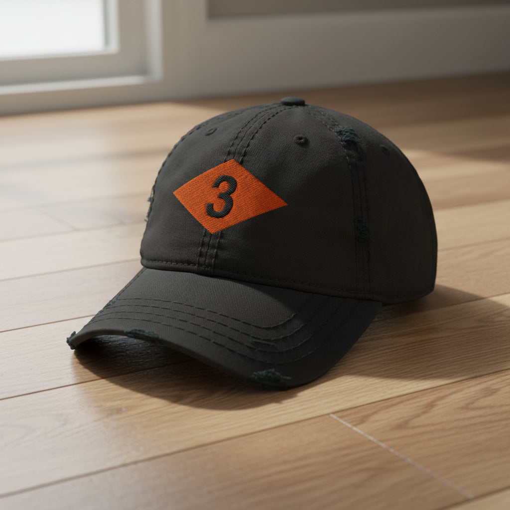 3rd Battalion Ranger Diamond Distressed Dad Hat