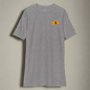 Grey t-shirt with world war 2 3rd battalion ranger diamond on left chest