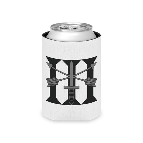 White can cooler with 3rd special forces roman numeral design