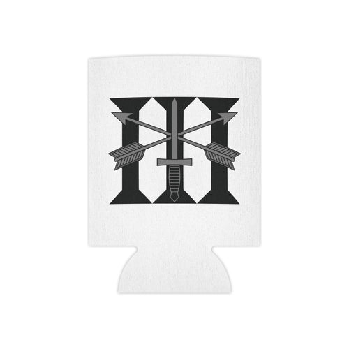 White can cooler with 3rd special forces roman numeral design