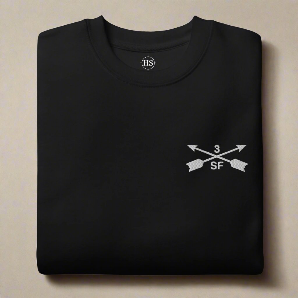 3rd special forces group sweatshirt with embroidered design