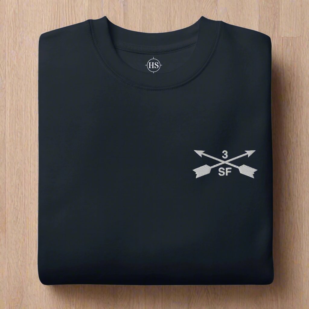 3rd special forces group sweatshirt with embroidered design