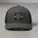 snapback trucker hat with 3rd special forces group insignia and roman numeral design