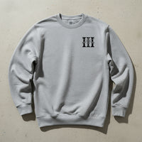 Sweatshirt with 3rd special forces group roman numeral design on the left chest