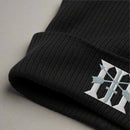 Black beanie with 3rd Special Forces roman numeral design.