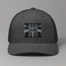 Grey snapback cap with 3rd special forces insignia and roman numeral design