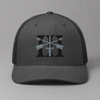 Grey snapback cap with 3rd special forces insignia and roman numeral design