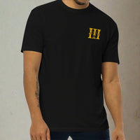 Black t-shirt with 3rd special forces design on left chest