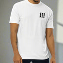 White t-shirt with 3rd special forces design on left chest