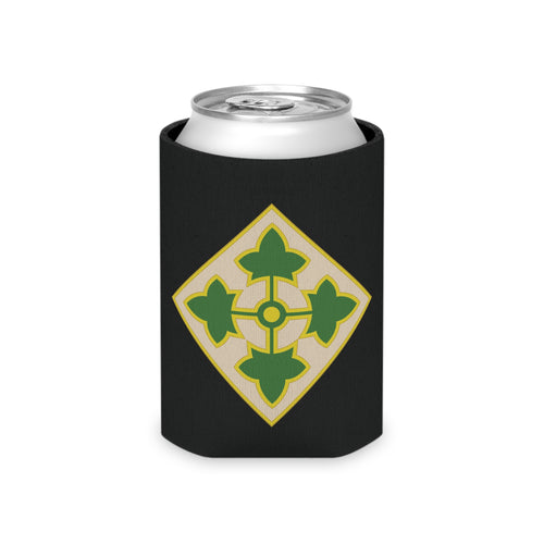 black can cooler with 4th Infantry divisoin design