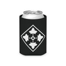 black can cooler with 4th Infantry divisoin design