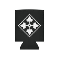 black can cooler with 4th Infantry divisoin design