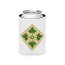 White can cooler with 4th Infantry divisoin design