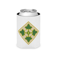 White can cooler with 4th Infantry divisoin design