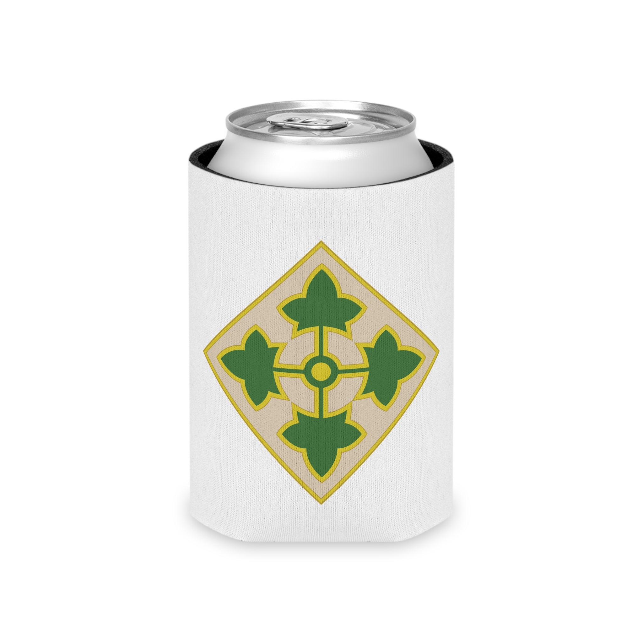 4th Infantry Division Can Cooler Beer Koozie