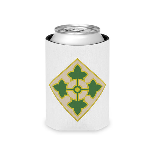 White can cooler with 4th Infantry divisoin design
