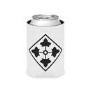 White can cooler with 4th Infantry divisoin design