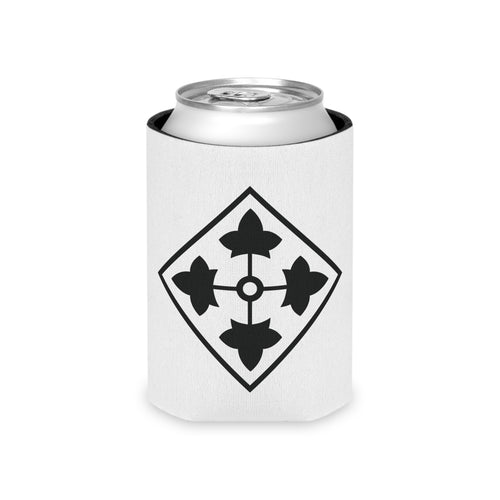 White can cooler with 4th Infantry divisoin design