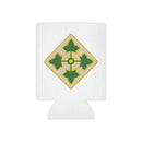 White can cooler with 4th Infantry divisoin design