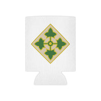 White can cooler with 4th Infantry divisoin design
