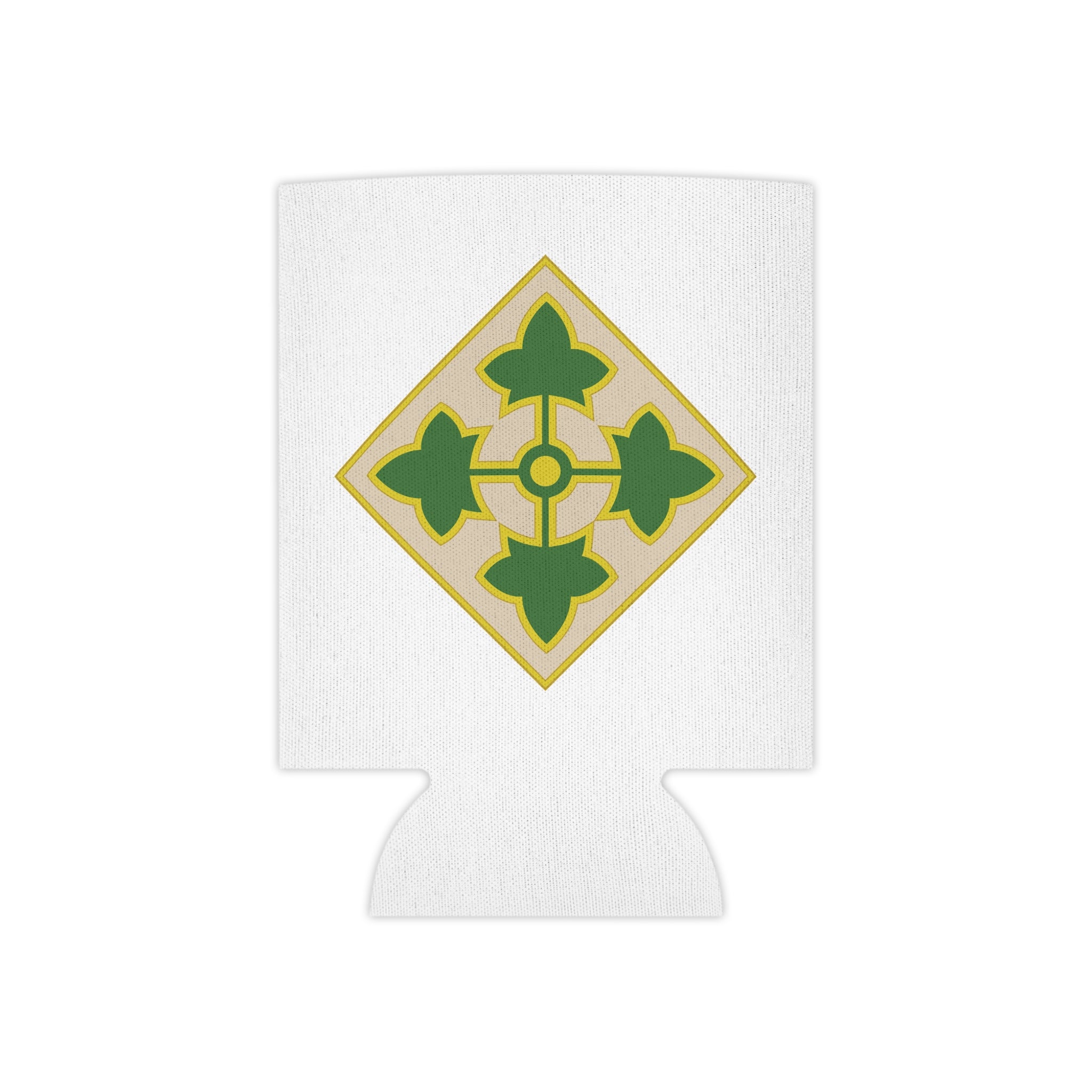 White can cooler with 4th Infantry divisoin design