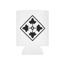 White can cooler with 4th Infantry divisoin design
