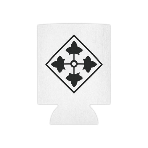 White can cooler with 4th Infantry divisoin design