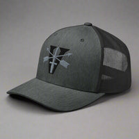 Grey snapback cap with 5th special forces insignia and roman numeral design