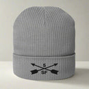 5th special forces group ribbed beanie with embroidered design.