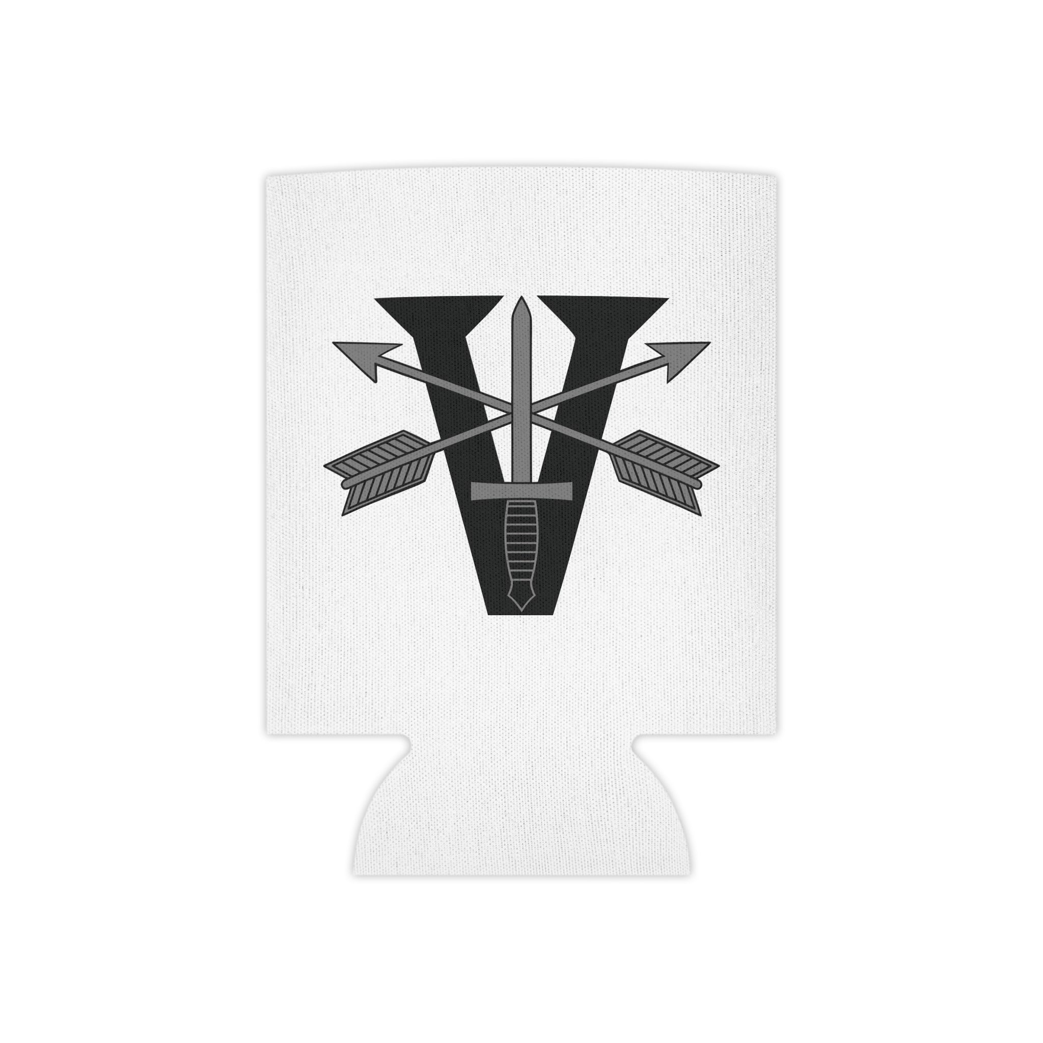 White can cooler with 5th special forces group insignia and roman numeral design