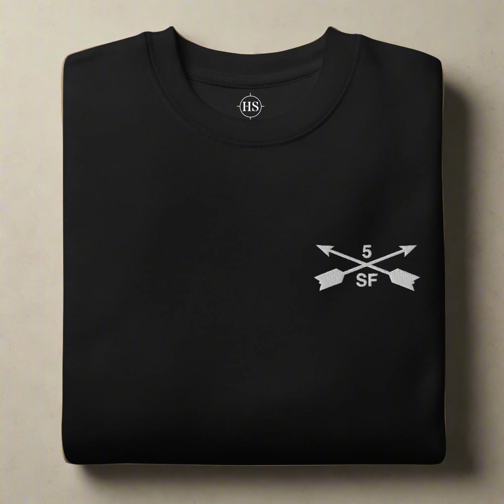 5th special forces group sweatshirt with embroidered design