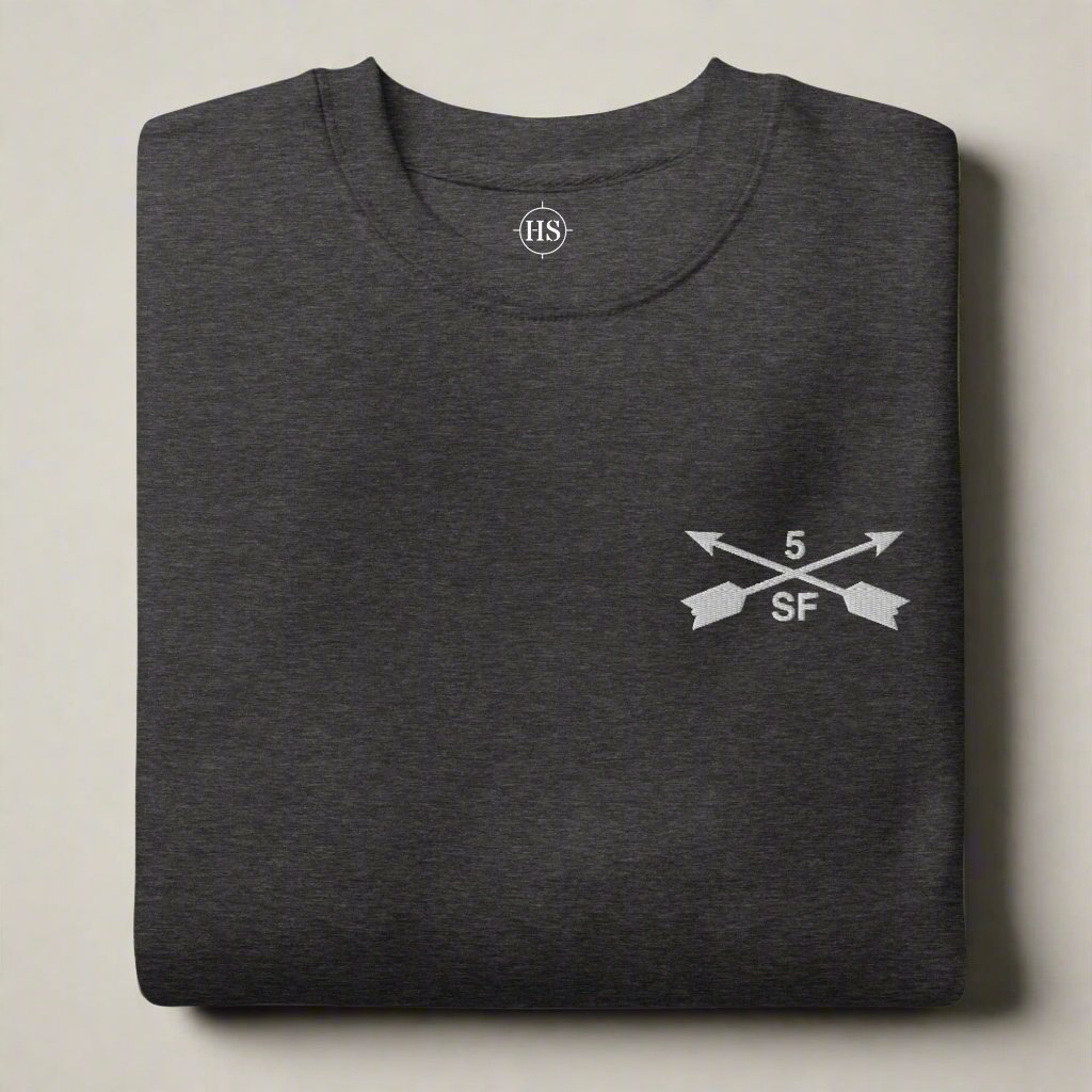 5th special forces group sweatshirt with embroidered design