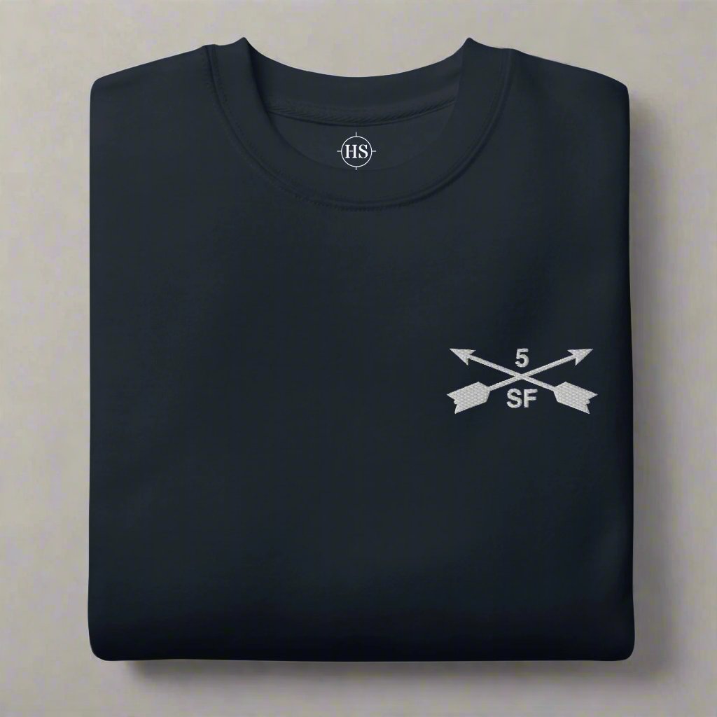 5th special forces group sweatshirt with embroidered design