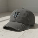 Distressed dad hat with 5th special forces group roman numeral design