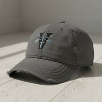 Distressed dad hat with 5th special forces group roman numeral design