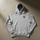 grey hoodie with 5th special forces group insignia on the left chest. 