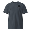 blue t-shirt with 5th special forces insignia on the left chest