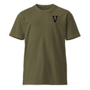 green t-shirt with 5th special forces insignia on the left chest