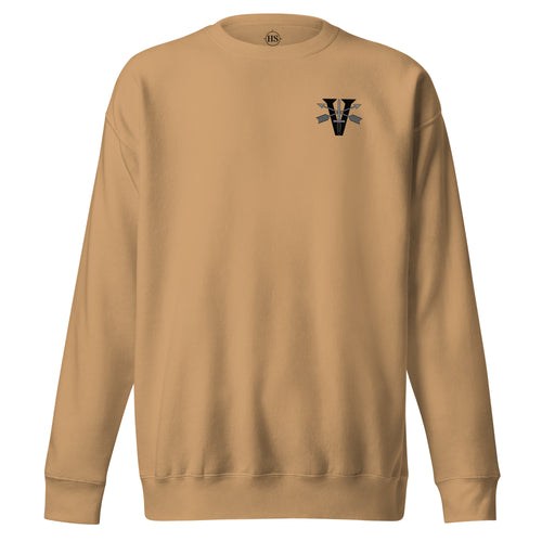 Sweatshirt with 5th special forces group roman numeral design on the left chest