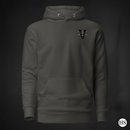 vintage black hoodie with 5th special forces group insignia on the left chest. 