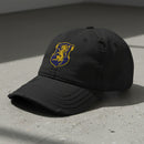 Distressed dad hat with 6th cavalry regiment insignia
