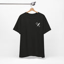 75th ranger regiment insignia design on the left chest of a t-shirt.